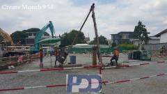 เสาเข็มเจาะปั๊มน้ำมัน